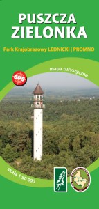 Puszcza Zielonka - Park Krajobrazowy - mapa turystyczna