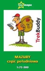 Mazury, część południowa - mapa GPS  na telefon komórkowy
