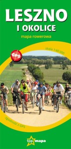 Leszno i okolice - mapa turystyczna rowerowa
