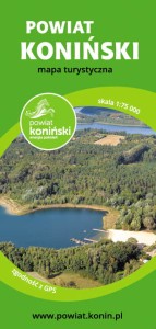 Powiat Koniński - mapa turystyczna