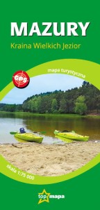 Mazury, Kraina Wielkich Jezior - mapa turystyczna