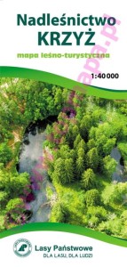 Nadleśnictwo Krzyż - mapa leśno-turystyczna