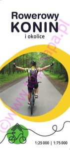 Rowerowy Konin i okolice - mapa turystyczna