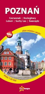 Poznań - plan miasta i okolic