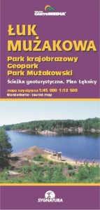 Łuk Mużakowa - mapa turystyczna