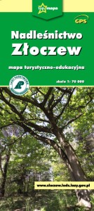 Nadleśnictwo Złoczew - mapa turystyczno-edukacyjna