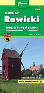 Powiat Rawicki - mapa turystyczna