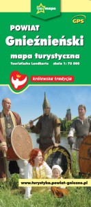 Powiat Gnieźnieński - mapa turystyczna