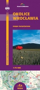 Okolice Wrocławia - mapa turystyczna