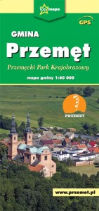 Przemęt - mapa gminy / Przemęcki Park Krajobrazowy