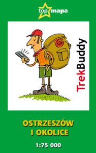 Ostrzeszów i okolice - mapa GPS na telefon komórkowy