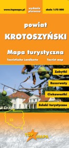 Powiat Krotoszyński - mapa turystyczna