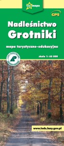 Nadleśnictwo Grotniki - mapa turystyczno-edukacyjna