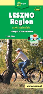 Leszno Region / część zachodnia - mapa rowerowa