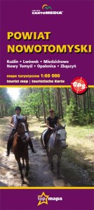 Powiat Nowotomyski - mapa turystyczna