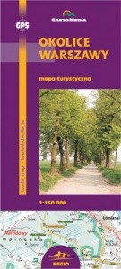 Okolice Warszawy - mapa drogowo-turystyczna